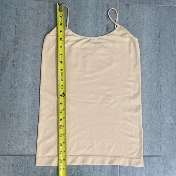 Malibu Sugar Seamless Stretch Camisole Tank Top – Cream, One Size (covers XS–M) - Picture 5 of 6